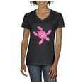 thumbnail image 1 of Normal is Boring - Women's T-Shirt V-Neck Short Sleeve, up to Women Size 3XL - Sea Turtle Hawaii, 1 of 5