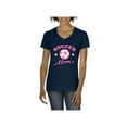 thumbnail image 1 of Normal is Boring - Women's T-Shirt V-Neck Short Sleeve, up to Women Size 3XL - Soccer Mom, 1 of 5