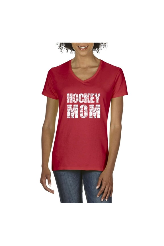- Women's T-Shirt V-Neck Short Sleeve, up to Women Size 3XL - Soccer Mom