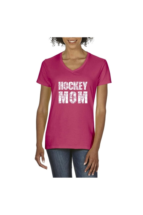 - Women's T-Shirt V-Neck Short Sleeve, up to Women Size 3XL - Soccer Mom