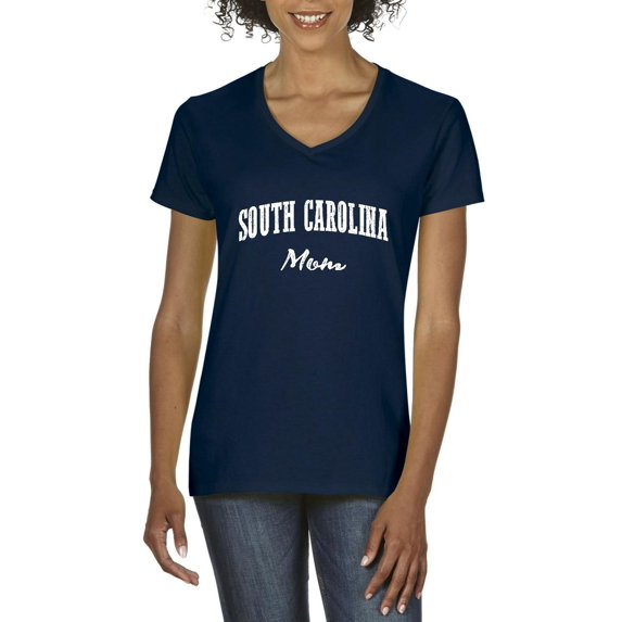 NIB - Women's T-Shirt V-Neck Short Sleeve - South Carolina Mom