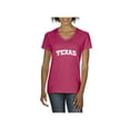 thumbnail image 1 of Normal is Boring - Women's T-Shirt V-Neck Short Sleeve, up to Women Size 3XL - Texas Flag, 1 of 5