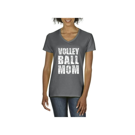 NIB - Women's T-Shirt V-Neck Short Sleeve - Volleyball Mom
