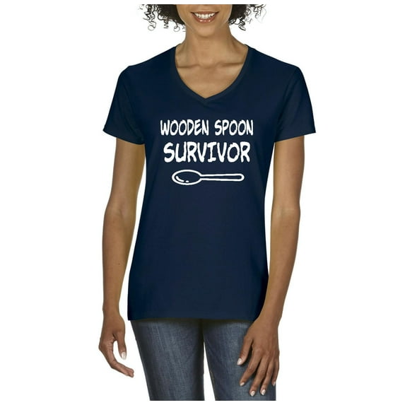 Normal is Boring - Women's T-Shirt V-Neck Short Sleeve, up to Women Size 3XL - Wooden Spoon Survivor