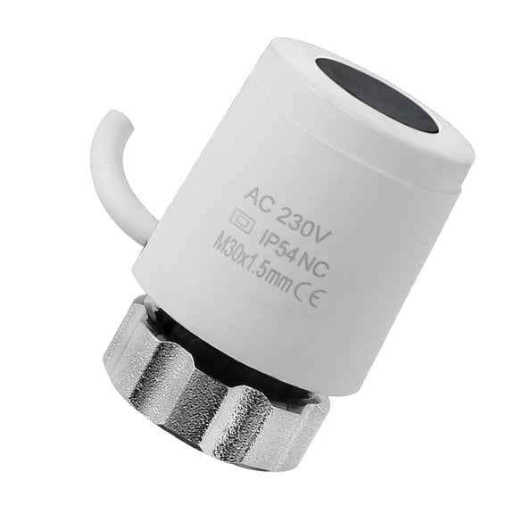 Normally Closed/Open 230V Electric Thermal Valves Actuator Energy Efficient Electric Valves for Underfloor Heating Systems