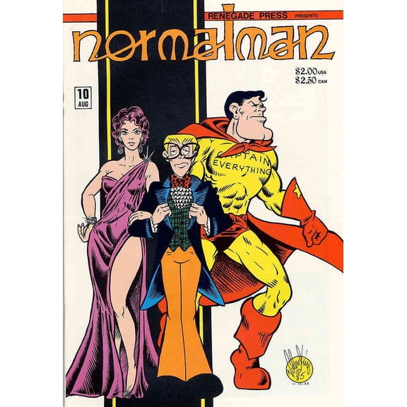Normalman #10 VF ; Renegade Comic Book