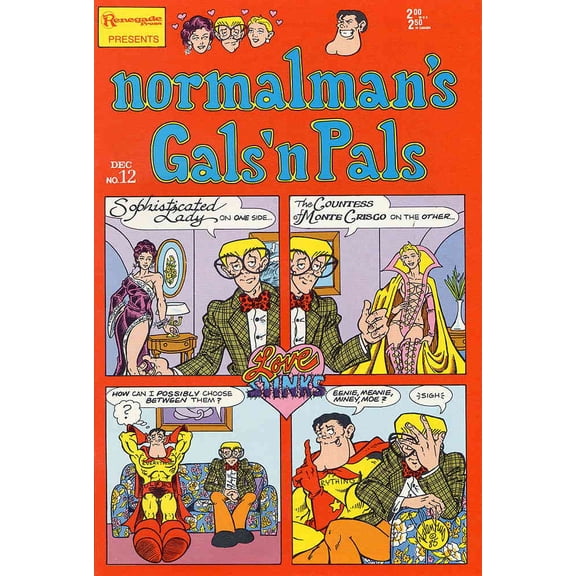 Normalman #12 VF ; Renegade Comic Book