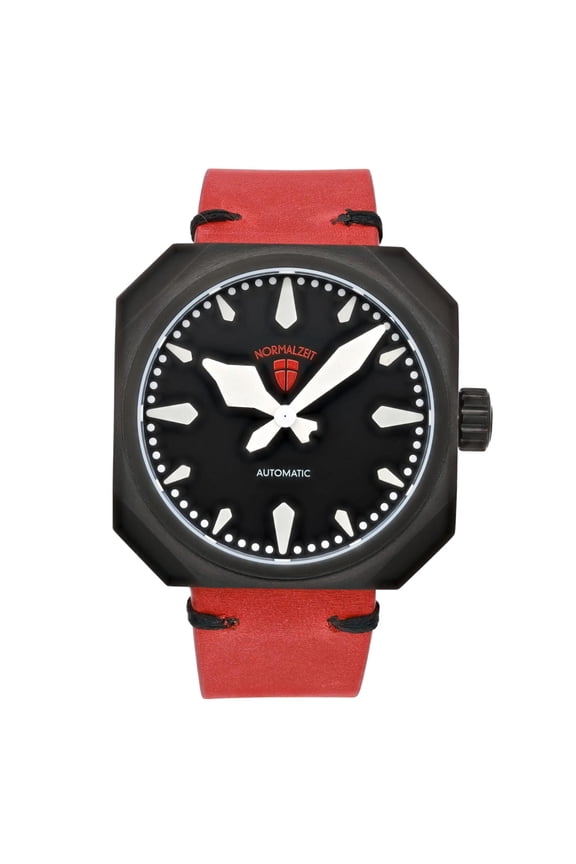 Black Steel Limited Edition Red Automatic Watch NZBKBK_WBTAN