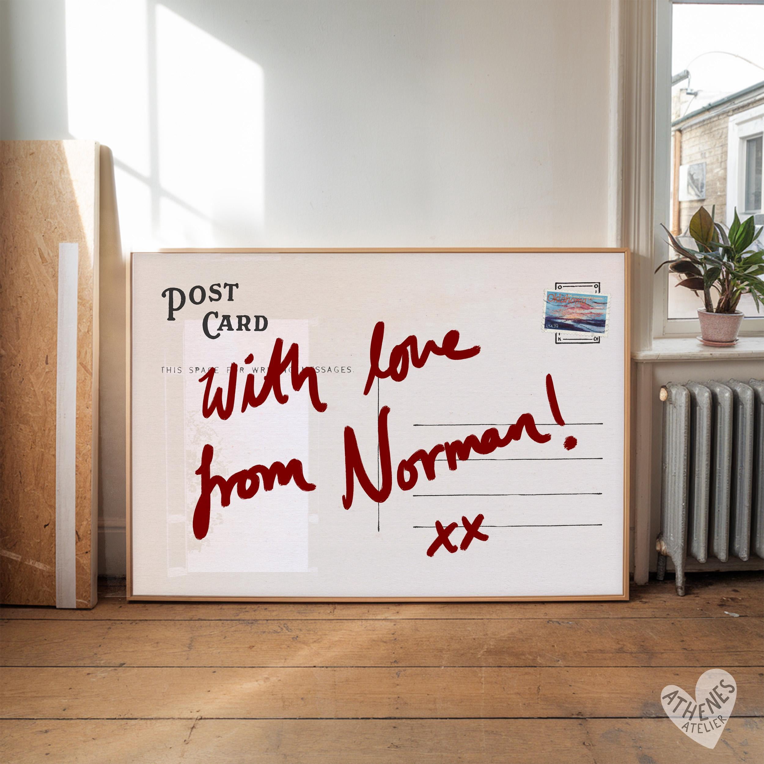 Norman Art Horizontal Above Bed Art Narrow Art Oklahoma Apartment ...