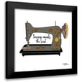 thumbnail image 1 of Norman, Michele 12x12 Black Modern Framed Museum Art Print Titled - Sewing Mends the Soul, 1 of 5
