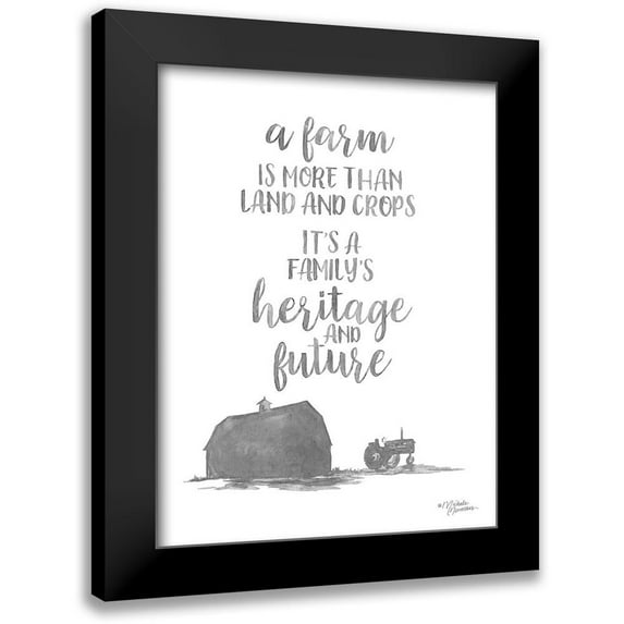 Norman, Michele 12x14 Black Modern Framed Museum Art Print Titled - Heritage and Future