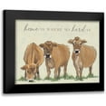 thumbnail image 1 of Norman, Michele 14x12 Black Modern Framed Museum Art Print Titled - Home is Where my Herd Is, 1 of 5