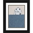 thumbnail image 1 of Norman, Michele 18x24 Black Ornate Wood Framed with Double Matting Museum Art Print Titled - Fields of Blue, 1 of 4