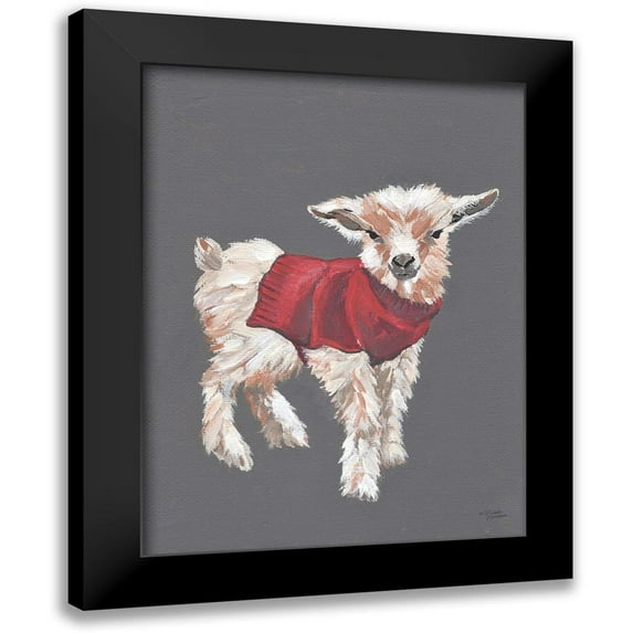 Norman, Michele 19x24 Black Modern Framed Museum Art Print Titled - Gregory the Goat
