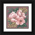 thumbnail image 1 of Norman, Michele 20x20 Black Ornate Wood Framed with Double Matting Museum Art Print Titled - Pink Poppies, 1 of 4