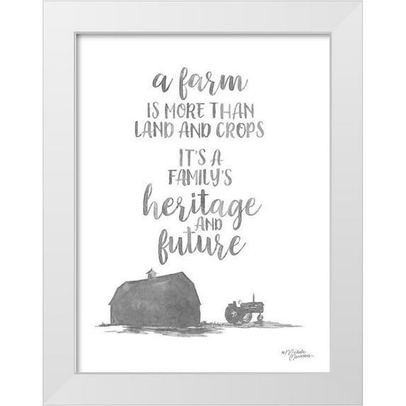 Norman, Michele 25x32 White Modern Wood Framed Museum Art Print Titled - Heritage and Future