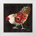 thumbnail image 1 of Norman, Michele 26x26 White Modern Wood Framed Museum Art Print Titled - Botanical Rooster, 1 of 4