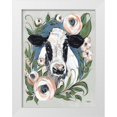 thumbnail image 1 of Norman, Michelle 25x32 White Modern Wood Framed Museum Art Print Titled - Vintage Frame Cow, 1 of 4