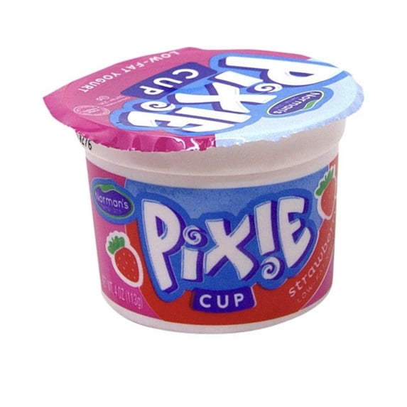 Norman Pixie Cup Strawberry, 4 oz