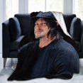 thumbnail image 1 of Norman Reedus Blanket Daryl Dixon Bedding Fleece Blanket Soft Throw Blankets Lightweight Anti-Static Blanket - 3 Sizes, 1 of 4