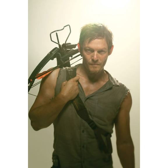 Norman Reedus Poster Metal Print 12In x 16In 12x16 Multi-Color Square Adults Best Posters