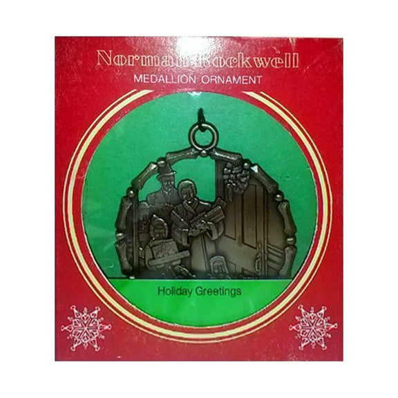 Norman Rockwell Medallion Ornament