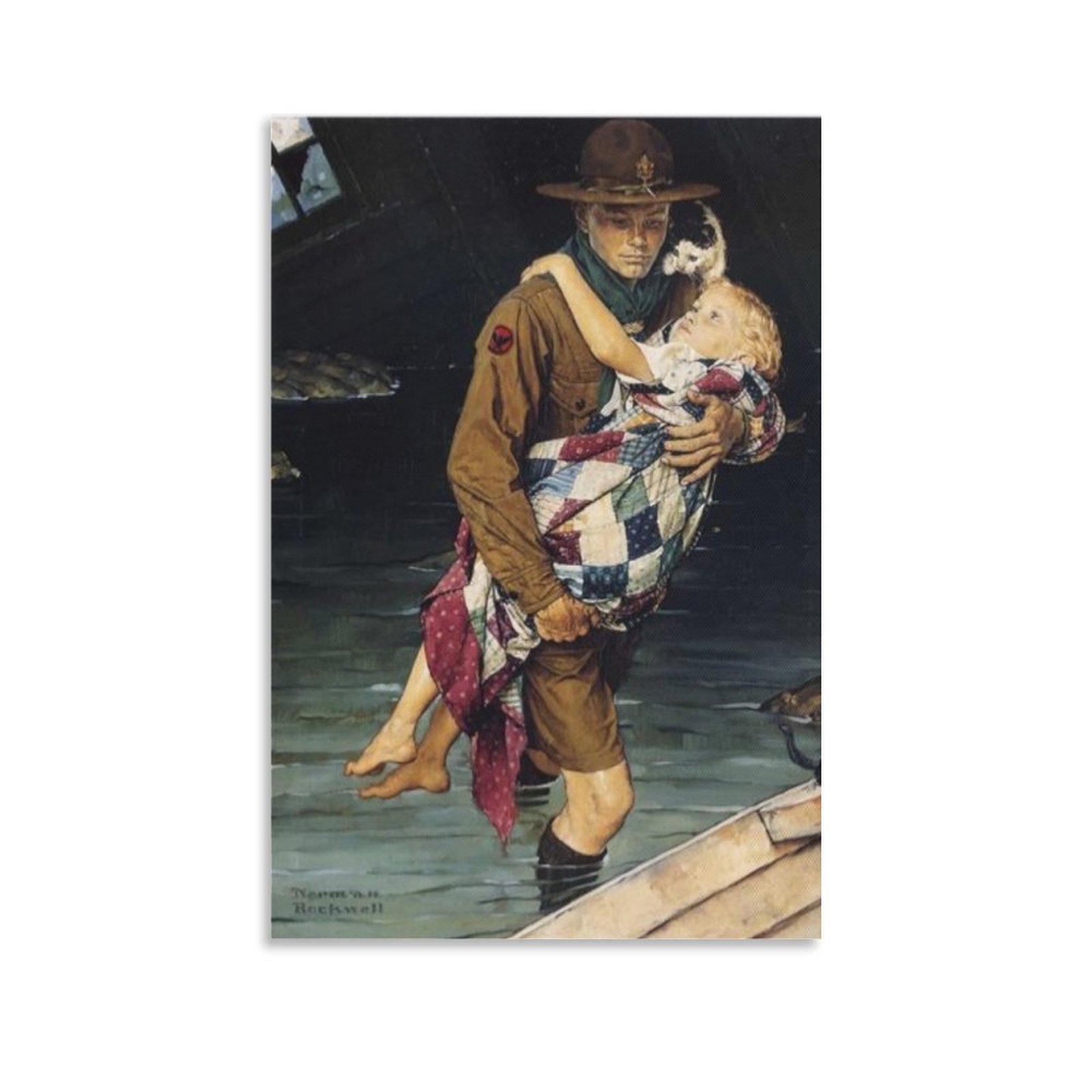 Norman Rockwell Print Paintings Illustration (84) Posters Art Print ...