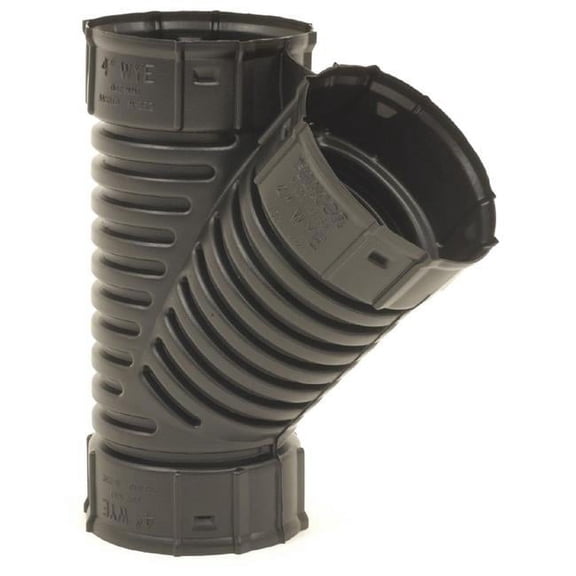 Normandy Products C-904 4 in. Corrugated WYE Fittings