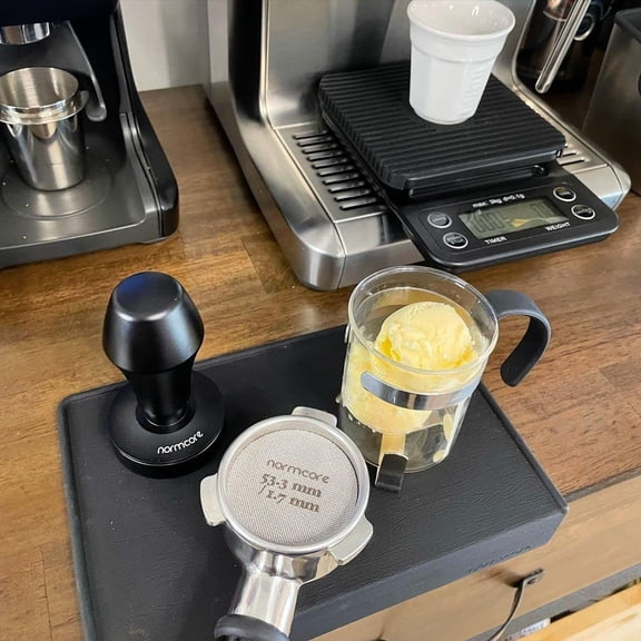 Normcore V4 Spring-Loaded Coffee Tamper 53.3mm with Interchangeable Springs for Espresso Machines