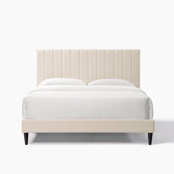 Normsman Dove Tufted Upholstered Platform Bed
