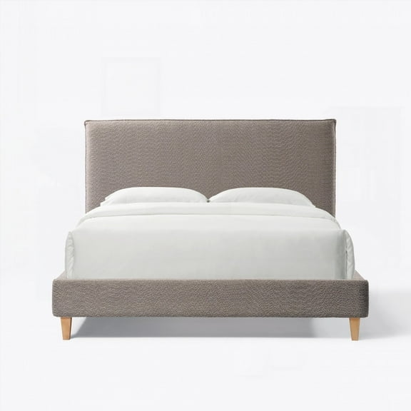 Normsman Vireo Upholstered Platform Bed - Tungsten Gray - Stable with Weight Capacity 800 lbs