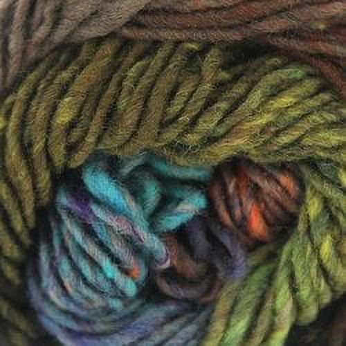 Noro Kureyon - Iris Agate (Deep Blue, Brown, Lime, Orange, Turquoise)