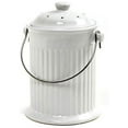 thumbnail image 1 of Norpro 1-Gallon Ceramic Jar Composter Crock, Kitchen Countertop Compost Bin - White, 1 of 4