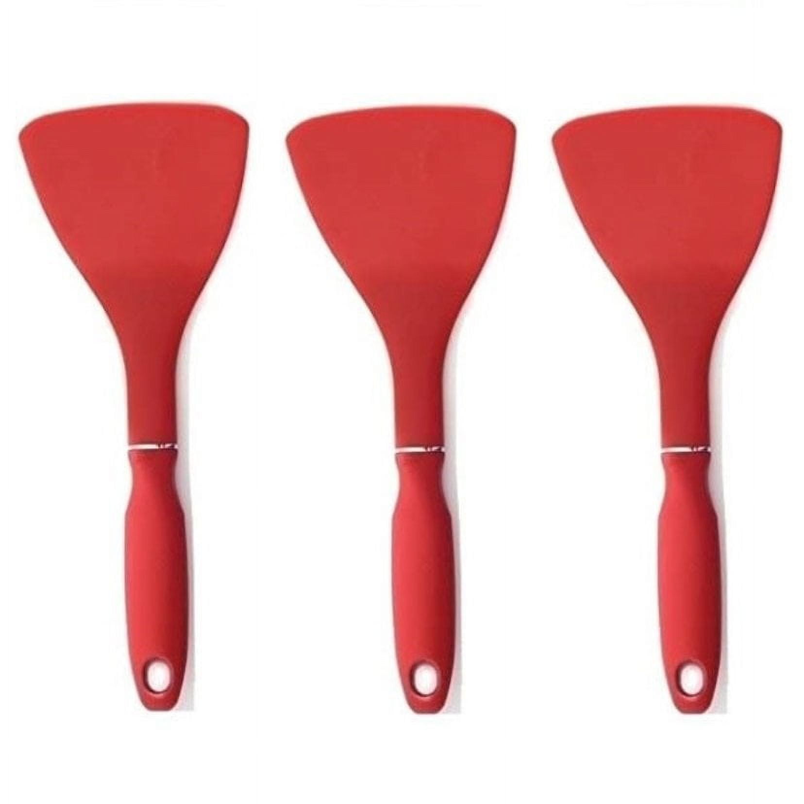 Norpro Silicone Spatula, Set of 3, Red - Missy J's