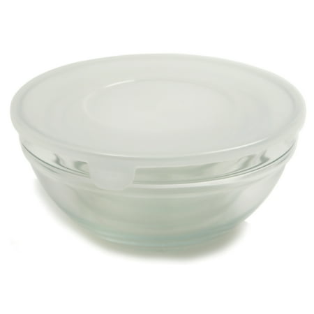 Norpro 10-Pieces Nesting Glass Mixing, Storage Bowls with Lids