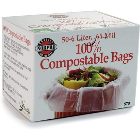 Norpro 100% Compostable Bags, 50 Count (870)