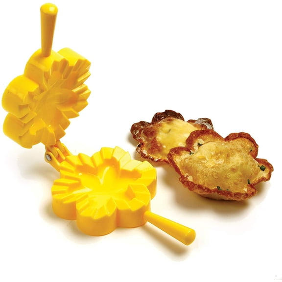 Norpro 1039 Flower Dough and Dumpling Press, Yellow