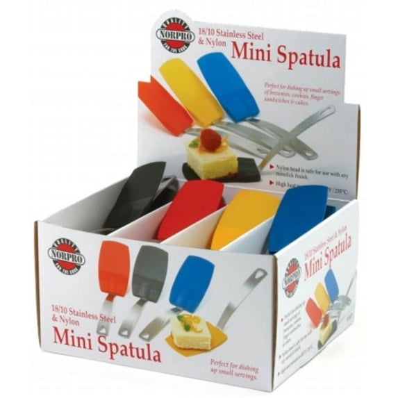 Norpro 1414D Assorted Mini Spatula - Case of 36