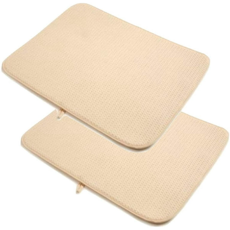 Norpro Mircofiber Drying Dish Mat, 16 x 18-inch, Beige