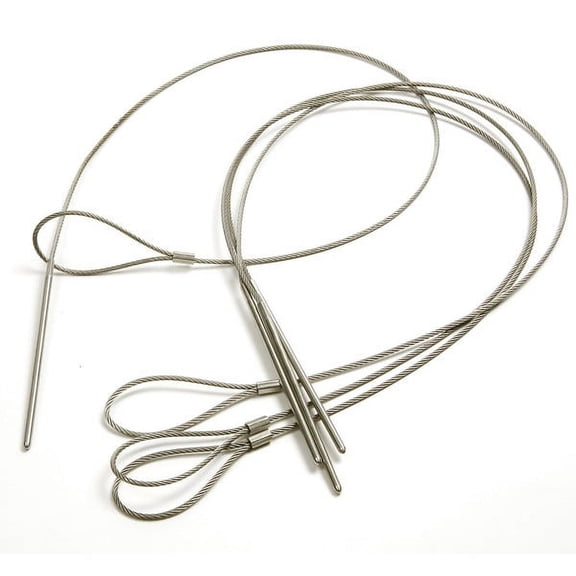 Norpro 1910 Stainless Steel Flexible Skewers, Set of 4