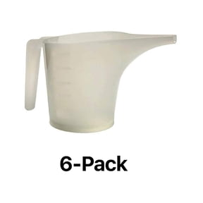 Norpro 2-Cup Measuring Funnel Pitcher Translucent White Batter Pouring 6-Pack
