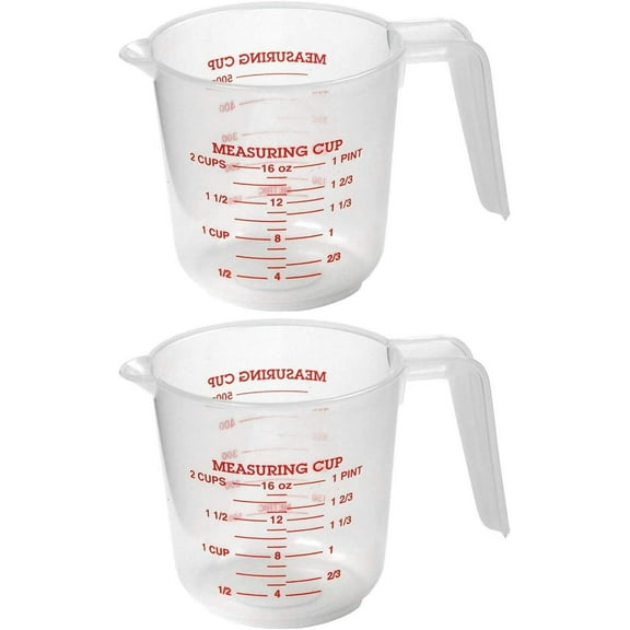 Norpro 2-Cup Plastic Measuring Cup 2-Pack