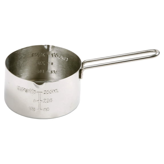Norpro 2-Cup Stainless Steel Measuring Cup, Silver
