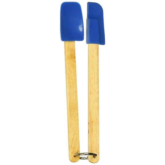Norpro Mini Spatula Set, 2-Piece, 8" x 1.25" x 1.5", Blue