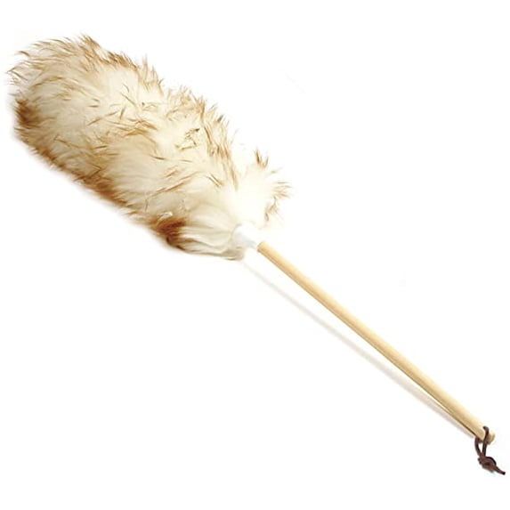 Norpro 24 Inch Pure Lambswool Duster with Wooden Handle