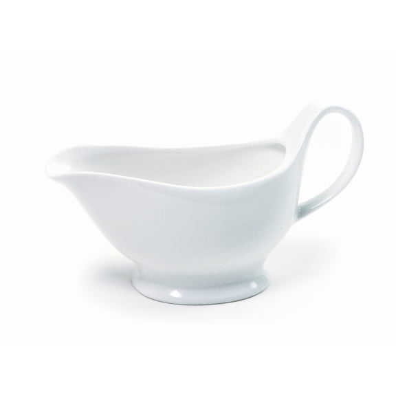 Norpro Porcelain Gravy Boat, 16 Oz, White