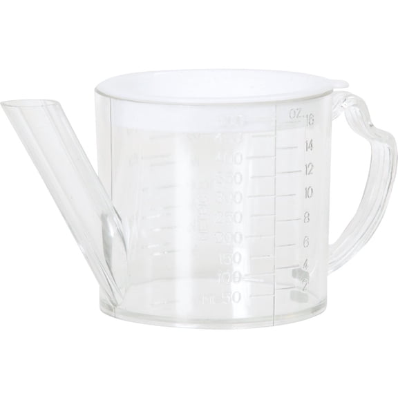 Norpro Separator and Strainer Cup - Dishwasher Safe - 1.75 Cup, Clear