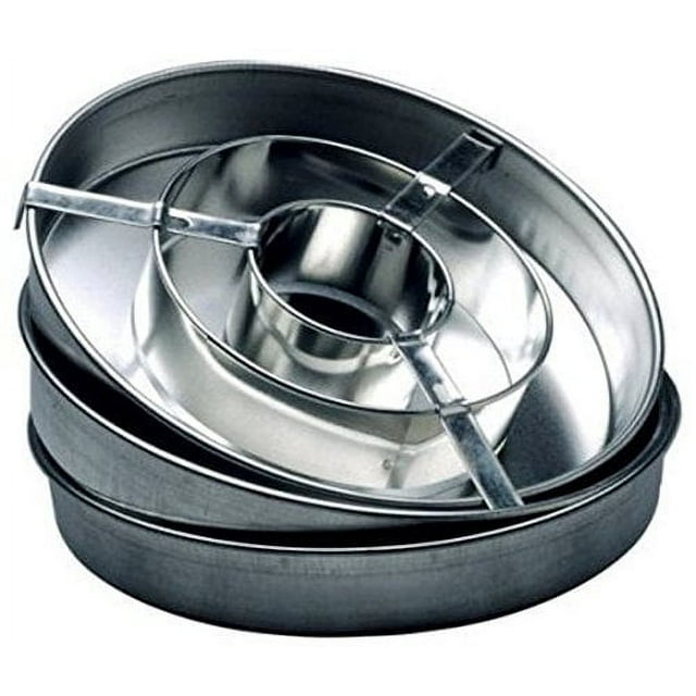 Norpro Kitchen Cooking Baking 4piece Checkerboard Cake Pan Set