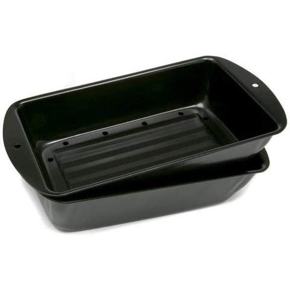 Norpro 4672 Nonstick Meat Loaf/Bread Pan Set