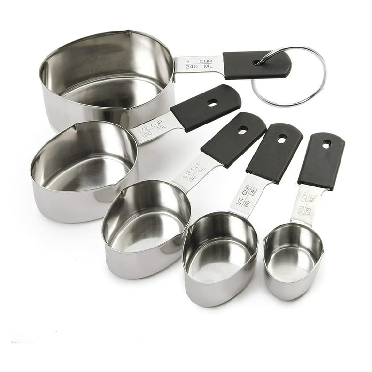 Buy Stainless Steel Measuring Cups - Set of 5 Online